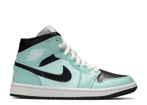 (W)JORDAN 1 MID 'AQUA BLACK' sz12